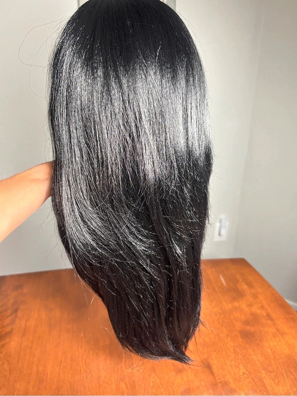 Mayde Beauty Long Black Half Wig